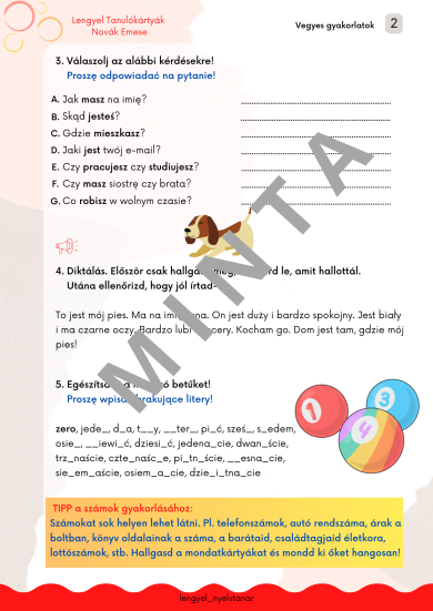 lengyel vegyes gyakorlatok A1 szinten