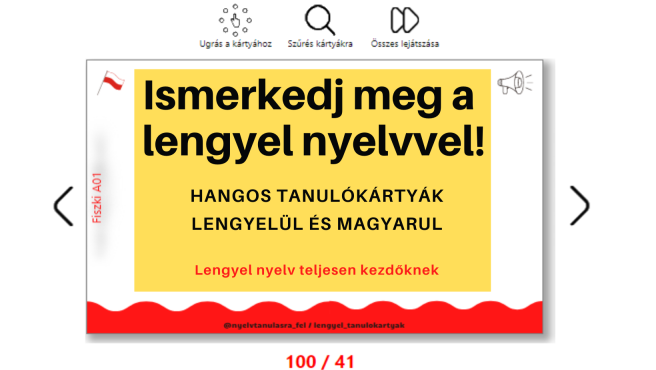 Tanulókártyák