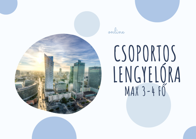 Online csoportos lengyelóra, legfeljebb 3-4 fő