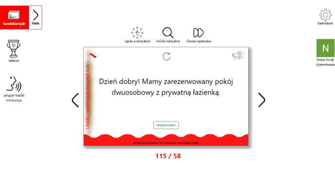 Utazás, vendéglátás lengyelül